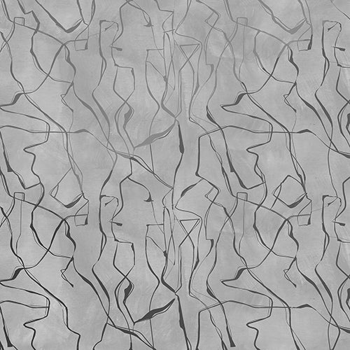 Earthen Scribble(Grey) ( ZHA 180 )