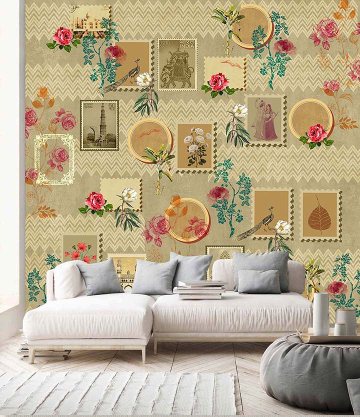 warm vintage philately (km 1050)